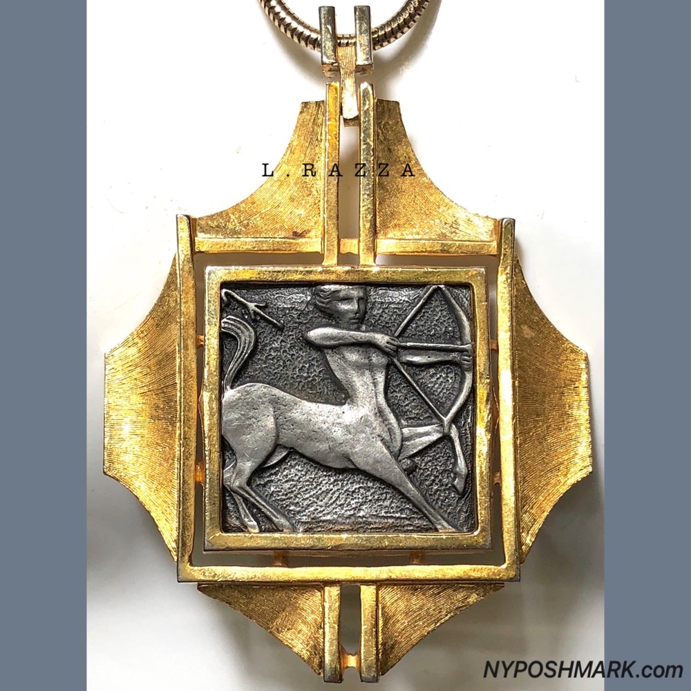 RAZZA Zodiac Sagittarius Unisex Necklace Pendant - Picture 4 of 8